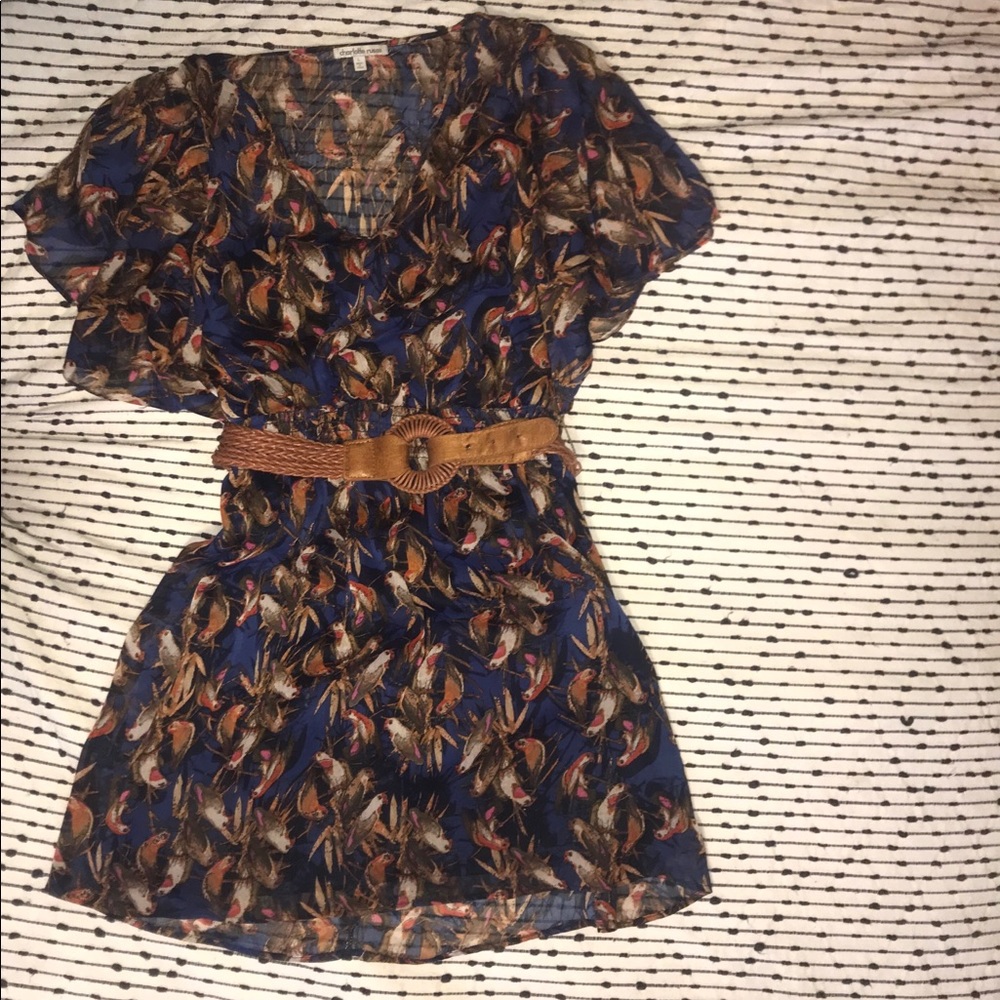 Belted dress